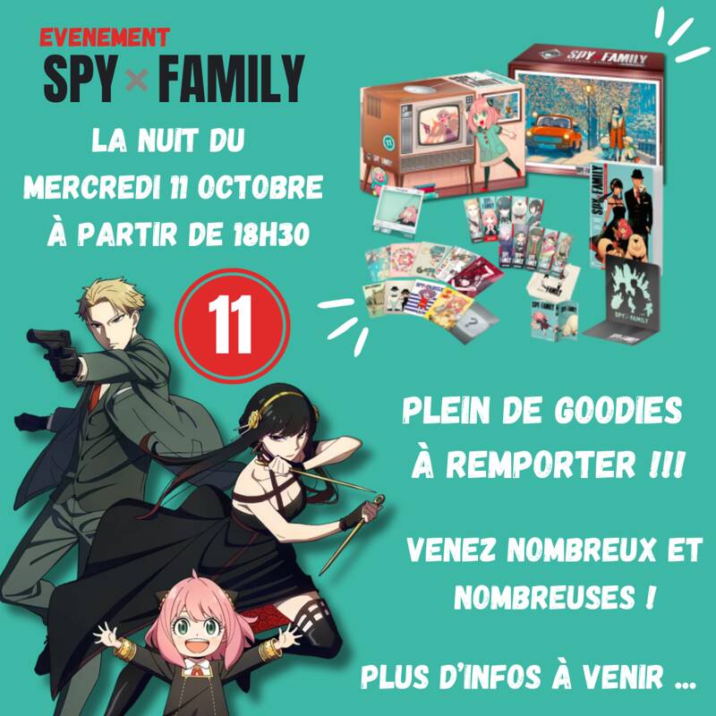 Soirée spéciale Spy X Familly