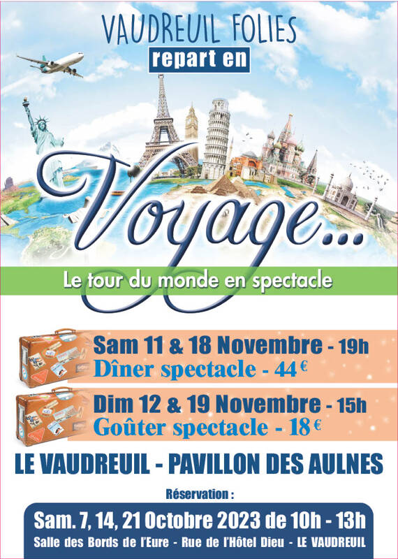 VAUDREUIL FOLIES REPART EN VOYAGE