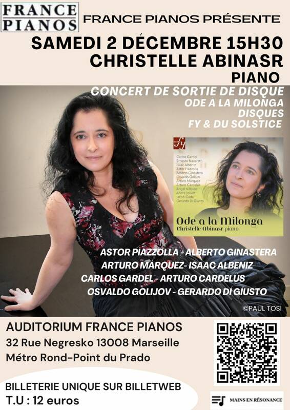 Concert de la pianiste Christelle Abinasr