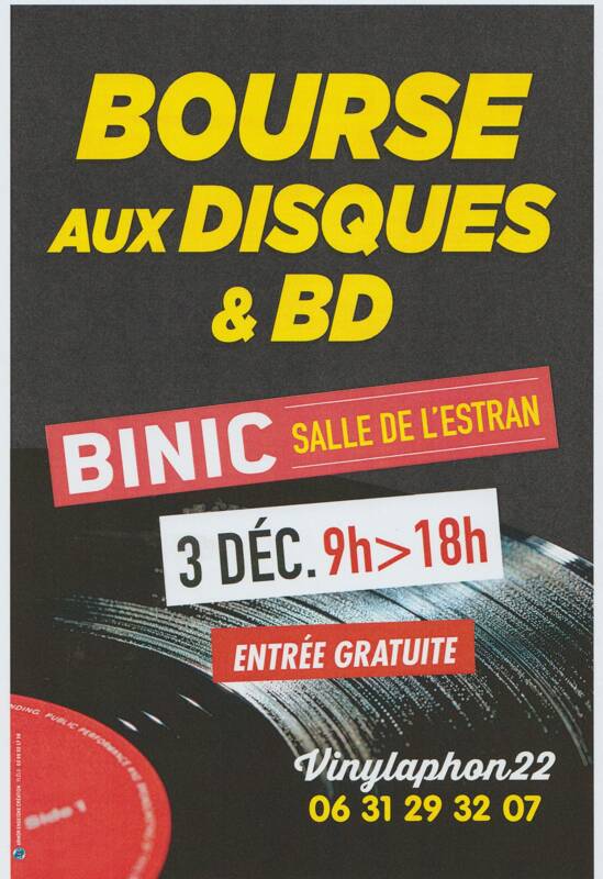 Bourse aux Disques & BDs de BINIC