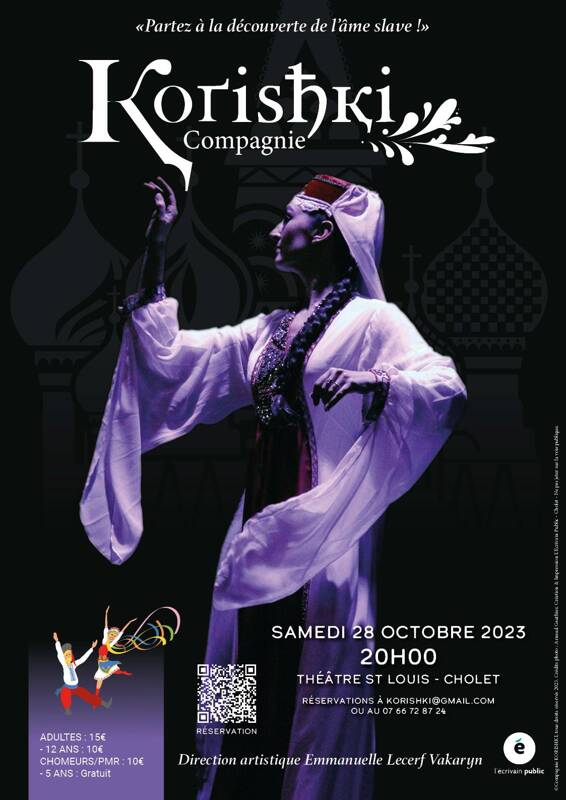 Spectacle Compagnie Korishki, danses des pays de l'Est