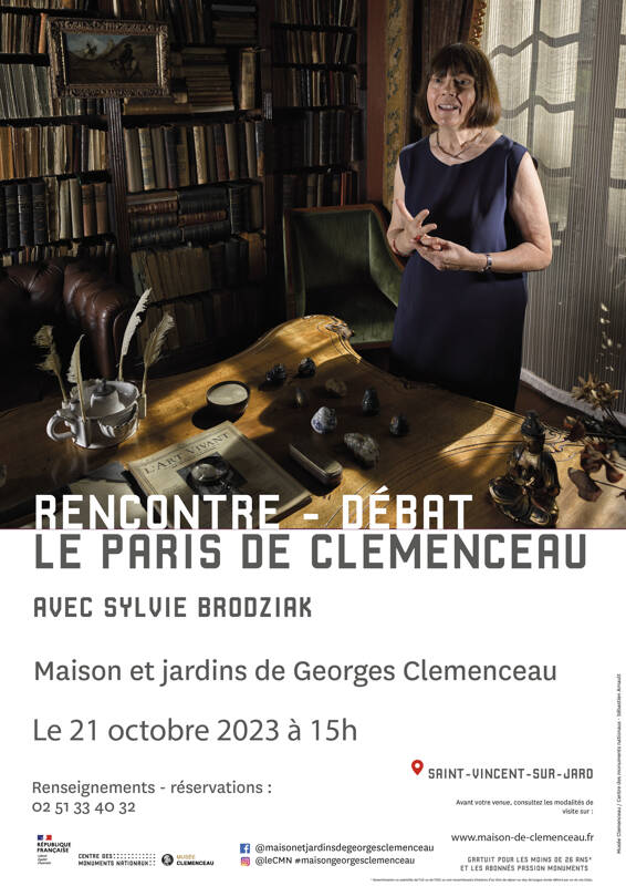 Rencontre conférence Le Paris de Clemenceau avec Sylvie Brodziak