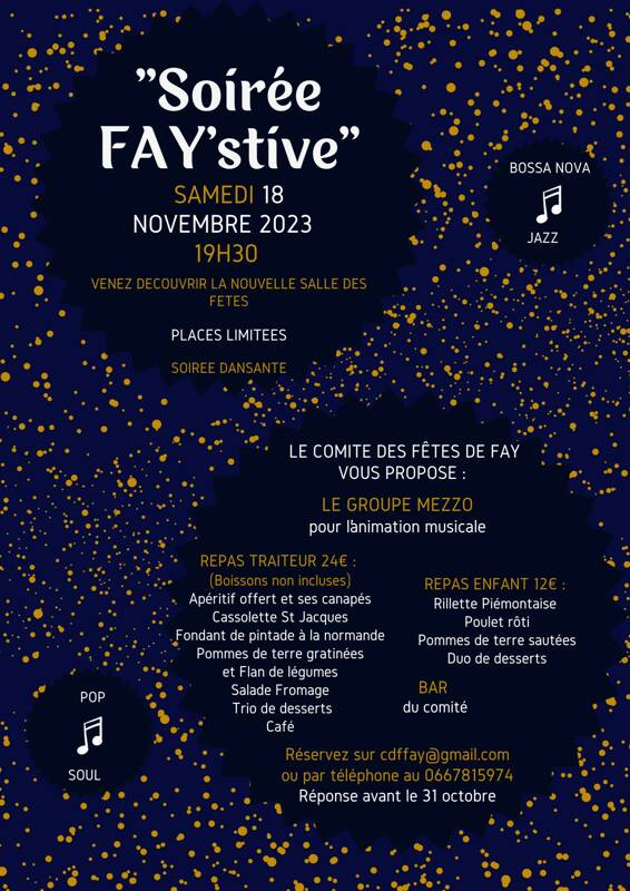 Soirée Fay'stive