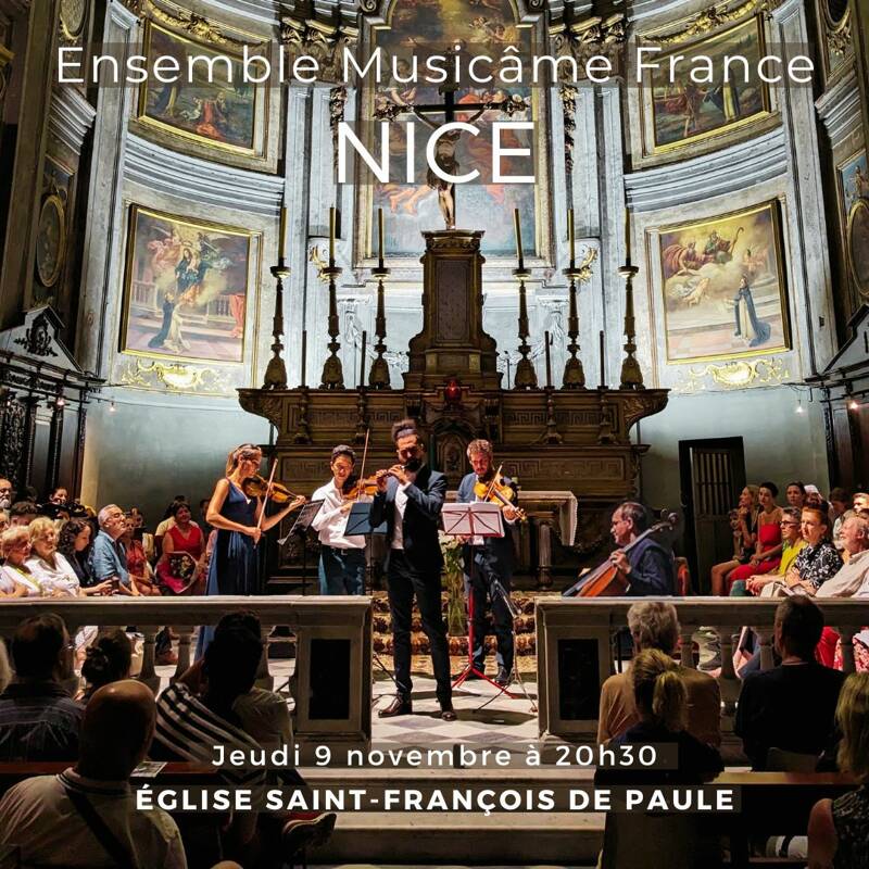 Concert à Nice : Les 4 Saisons de Vivaldi, Experience de Enaudi, Somewhere over the rainbow, De Falla, Fauré