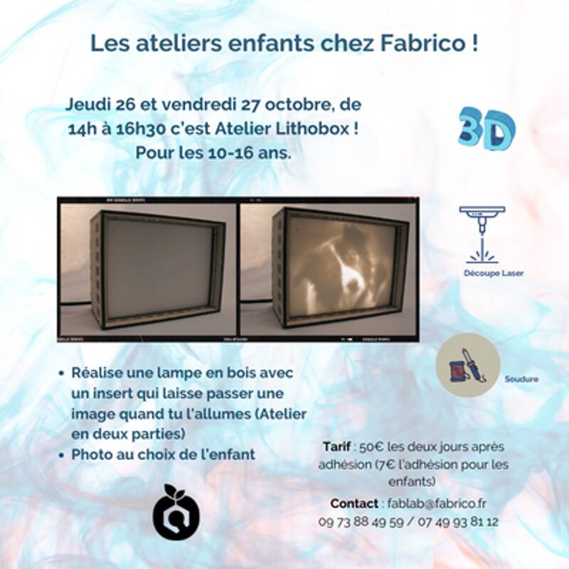 Les ateliers enfants chez Fabrico !