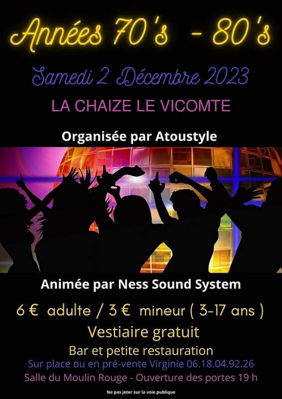 Soirée Années 70's - 80's