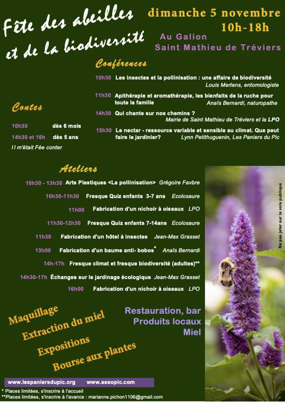 FETE DES ABEILLES ET DE LA BIODIVERSITE