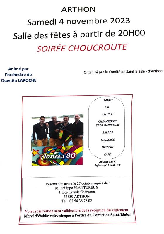 Soirée choucroute