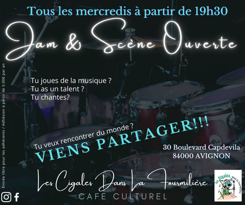 Soirée Jam/Scène ouverte ​