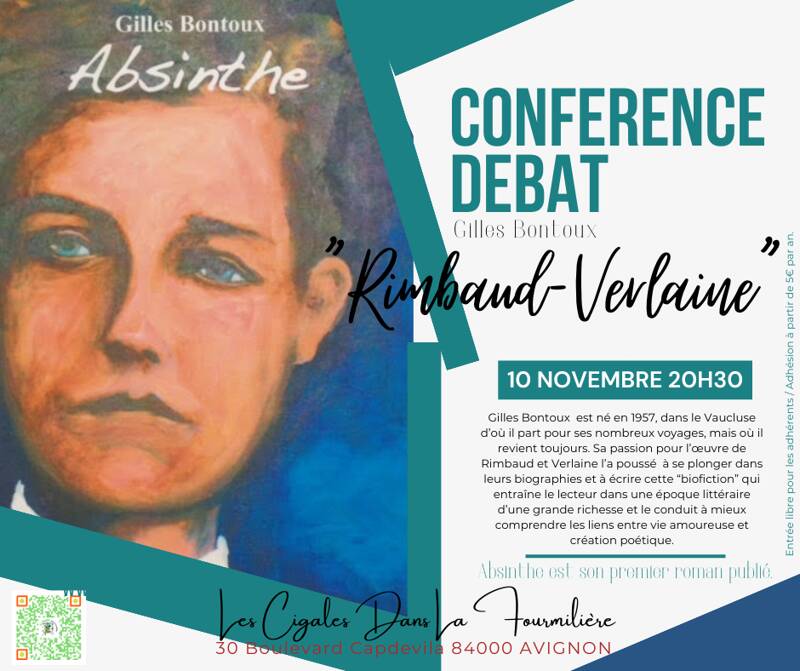 Conférence debat Gilles Bontoux “Rimbaud-Verlaine”