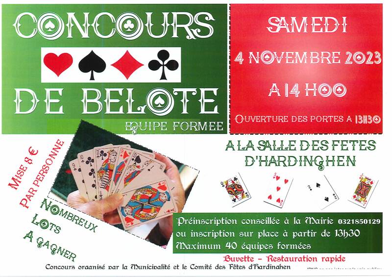 CONCOURS DE BELOTE