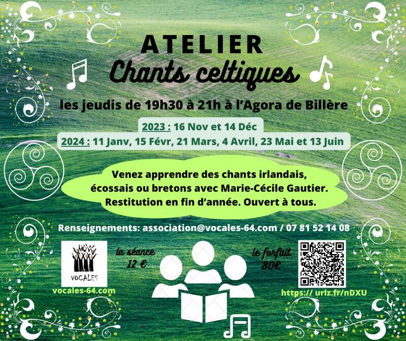 Atelier chants celtiques