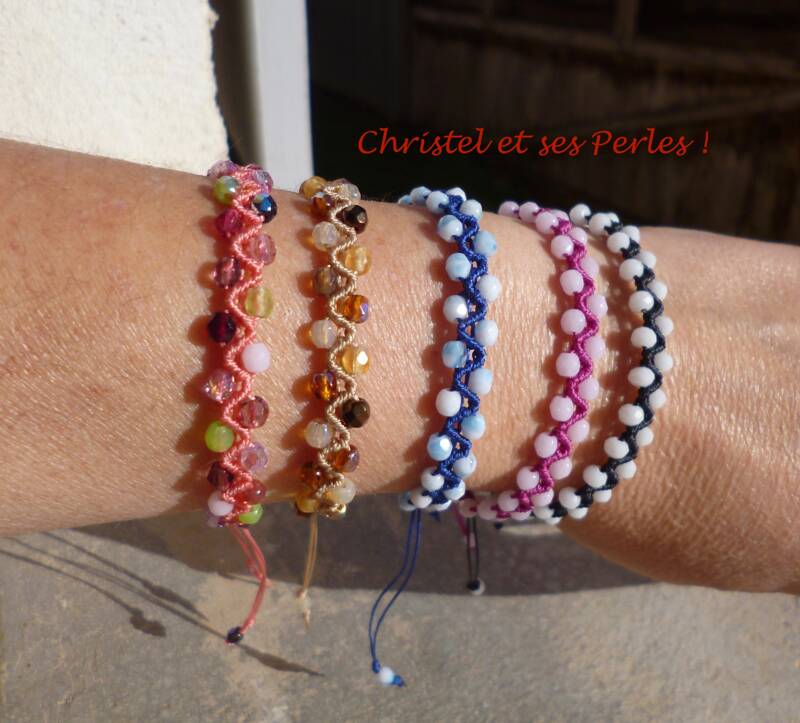 Atelier création bracelet macramé et perles