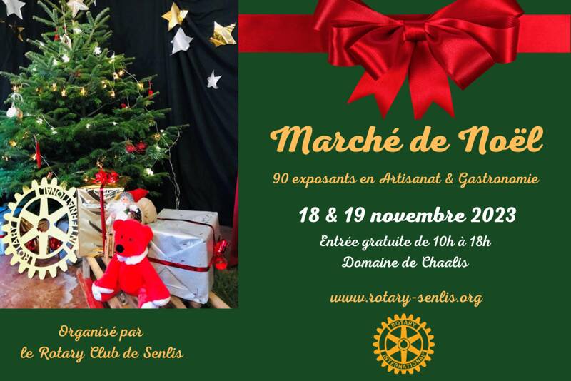 Marché de Noël du Rotary Senlis au Domaine Chaalis