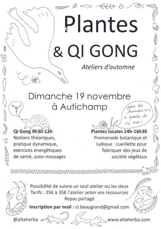 Ateliers des 5 saisons : Plantes & Qi gong