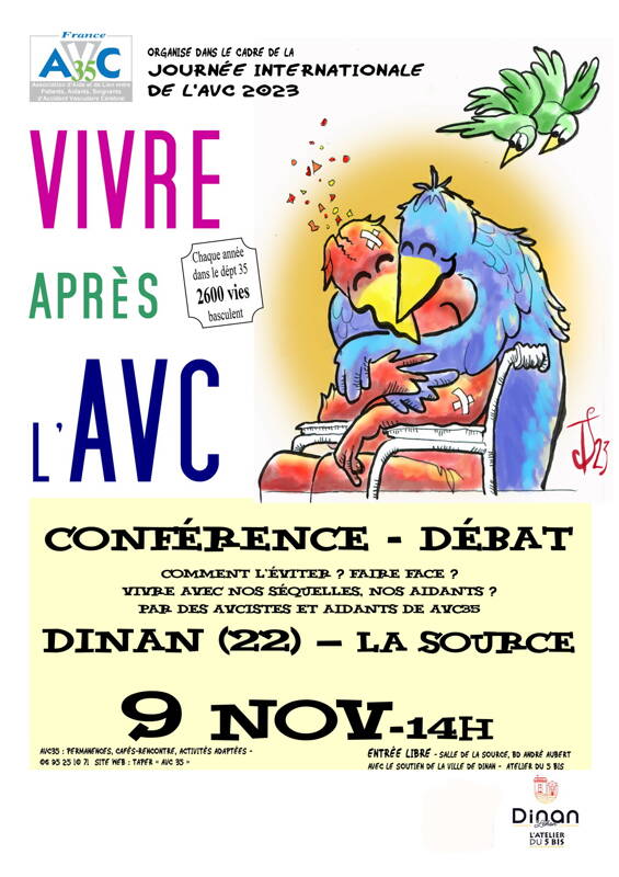 Vivre après l’AVC – conf débat par France AVC 35