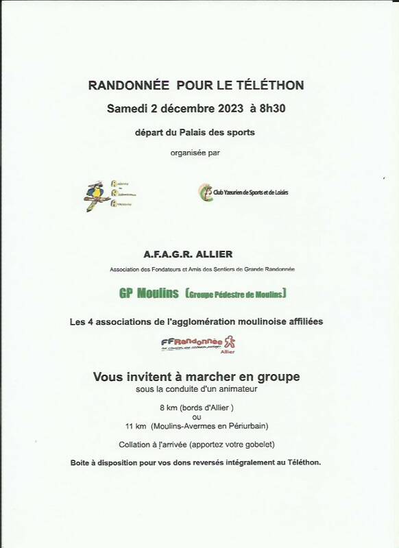 TELETON  des 4 Clubs FFRP de l'agglomération