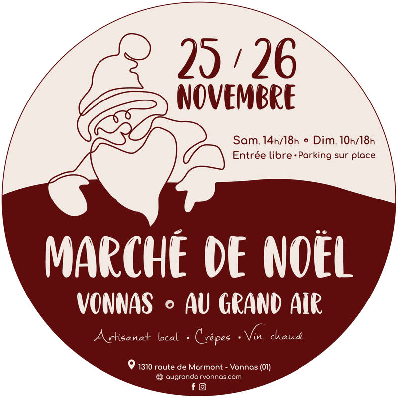 Marché de noël Au Grand Air (Vonnas)