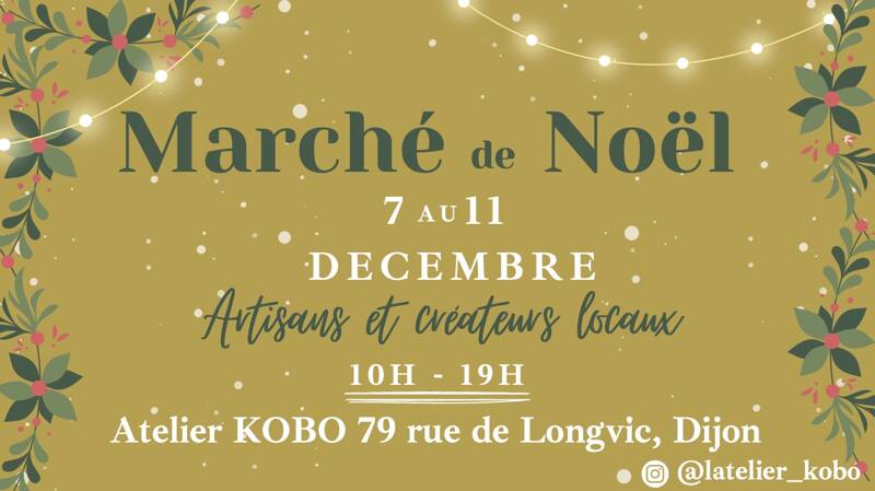 Marché de Noël de l'Atelier Kobo