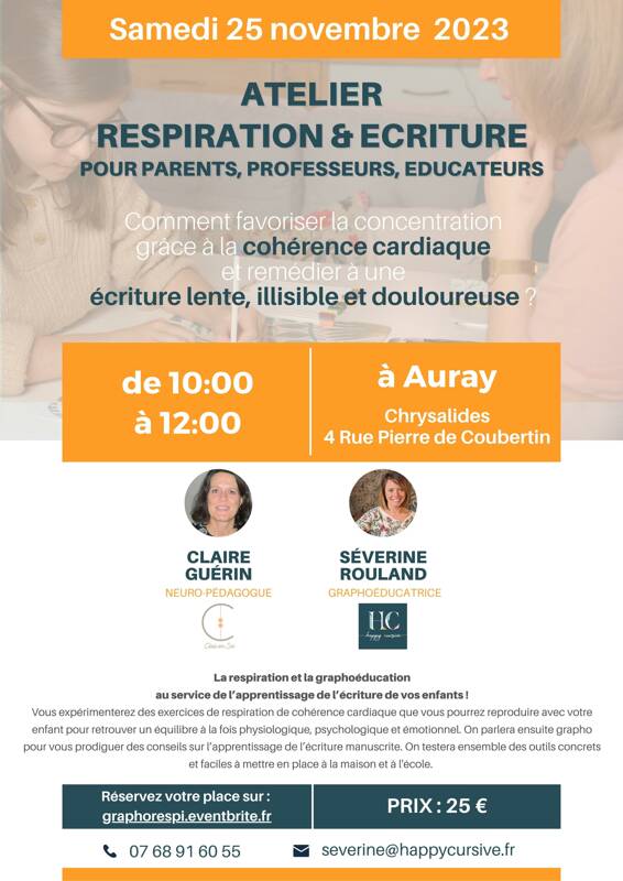 Atelier Respiration et Ecriture