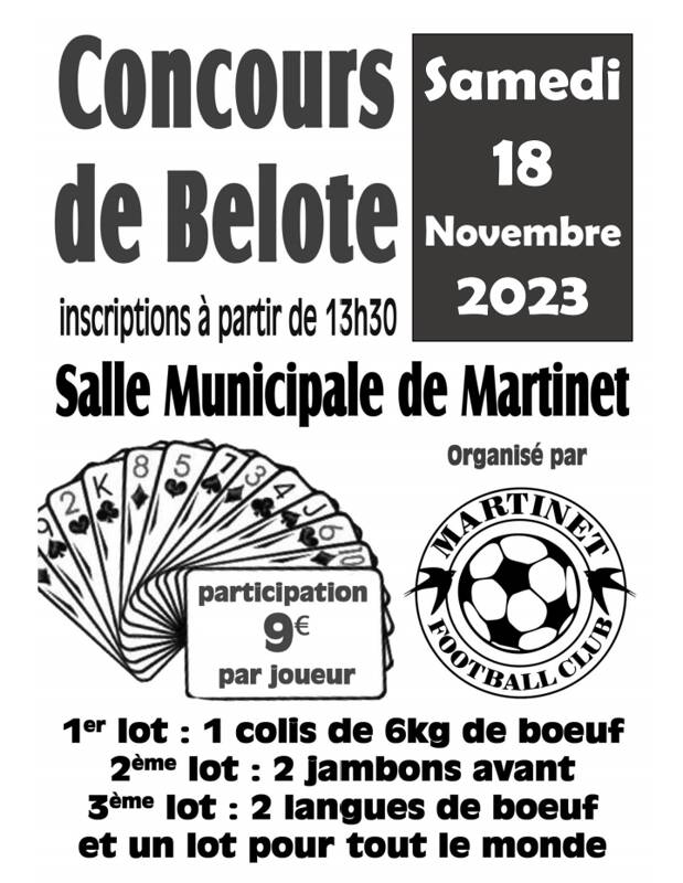 Concours de belote