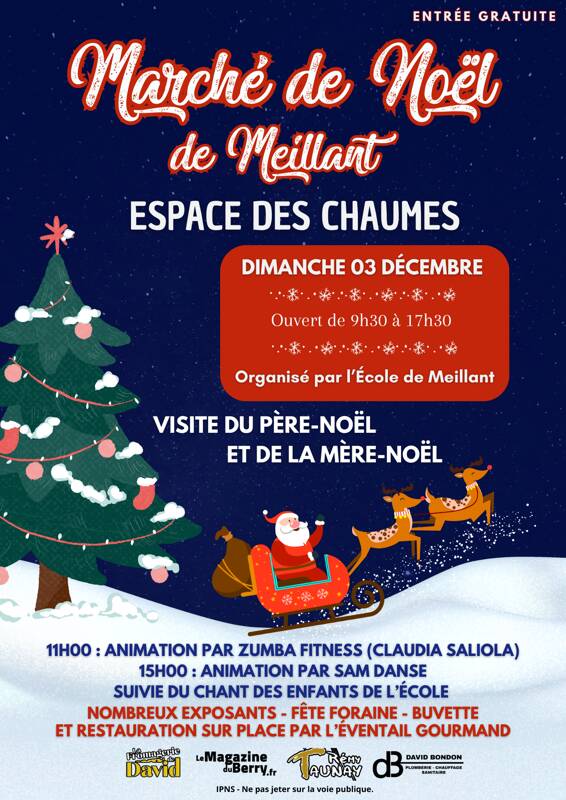 Marché de Noël dans le Cher (Meillant)