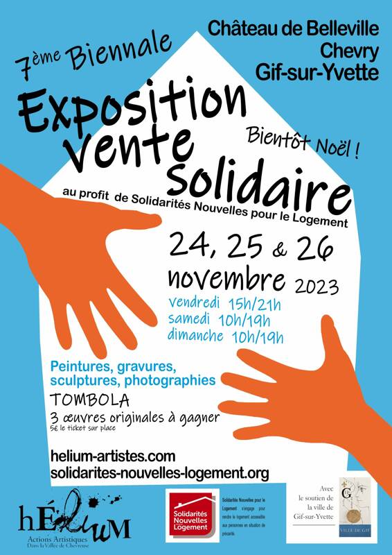7ème Biennale Exposition-Vente solidaire  au profit de Solidarités Nouvelles pour le Logement
