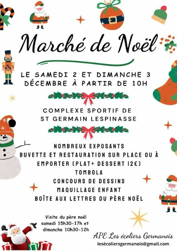 Marché de Noël des écoliers Germanois