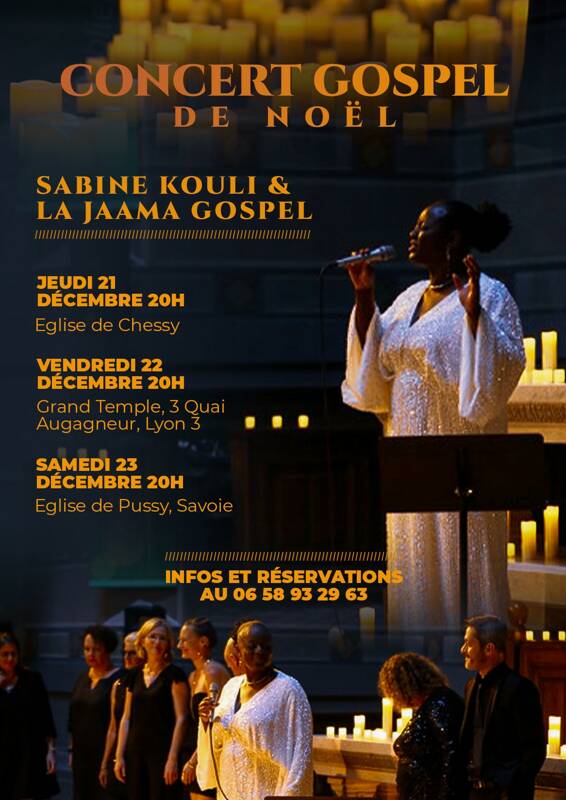 Concert de Noël Sabine Kouli et la Jaama gospel