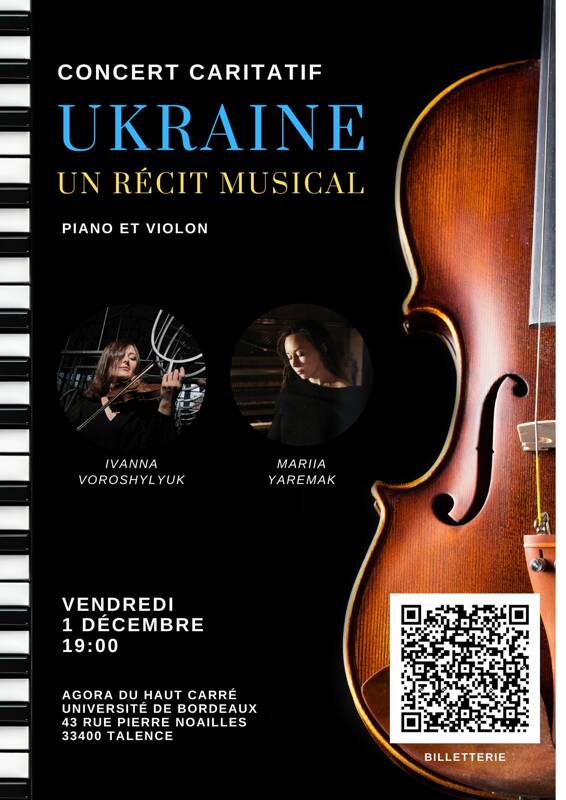 Ukraine : un récit musical. Concert caritatif