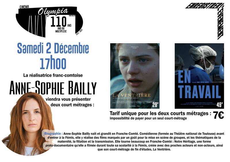 Venue Réalisatrice orignaire de Pontarlier