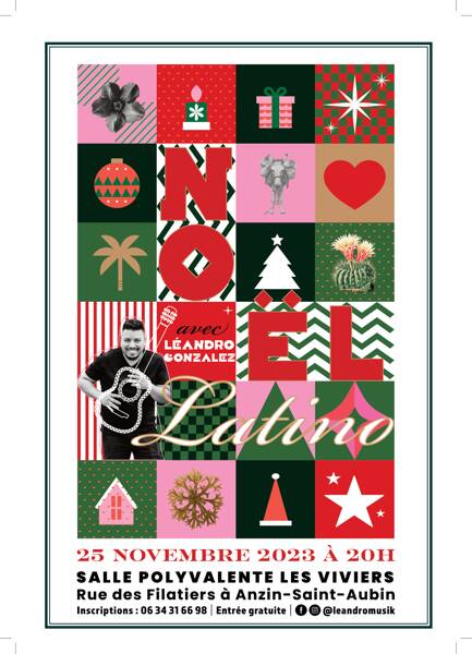 Concert live « Noël Latino » de Leandro Gonzalez