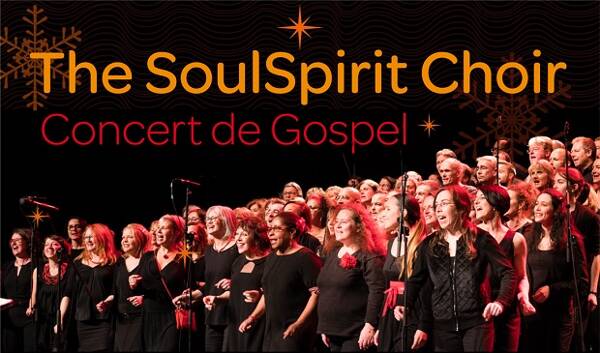 Concert de Noël gospel avec le SoulSpirit Choir