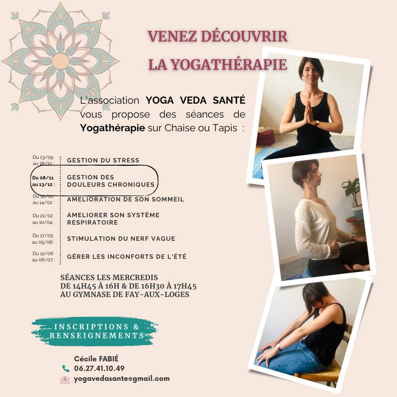 Yogathérapie collectif : Gestion des Douleurs Chroniques