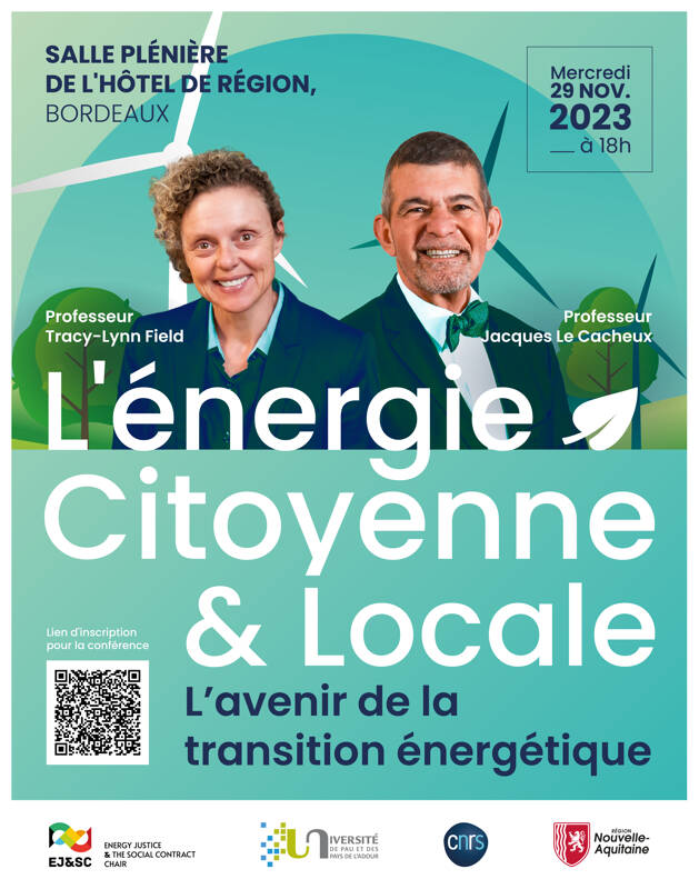 Conférences - L'énergie citoyenne et locale, l'avenir de la transition énergétique