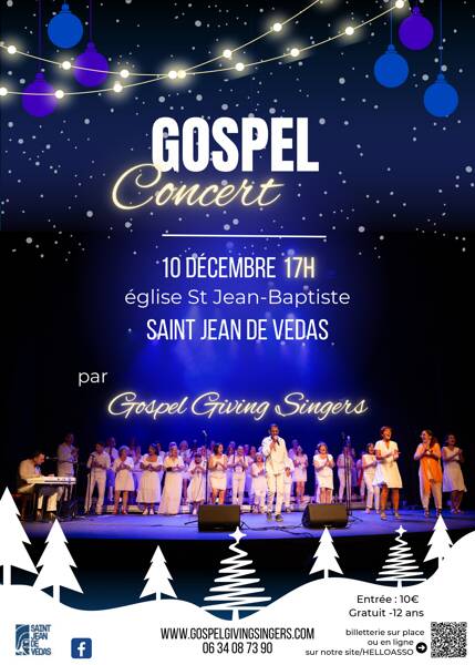 Concert de Noel Gospel Giving Singers