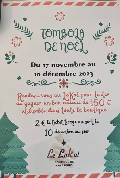 TOMBOLA FETE DE FIN D ANNEE