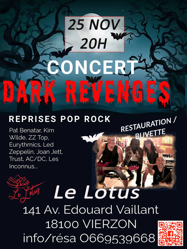Concert pop rock Dark Revenges
