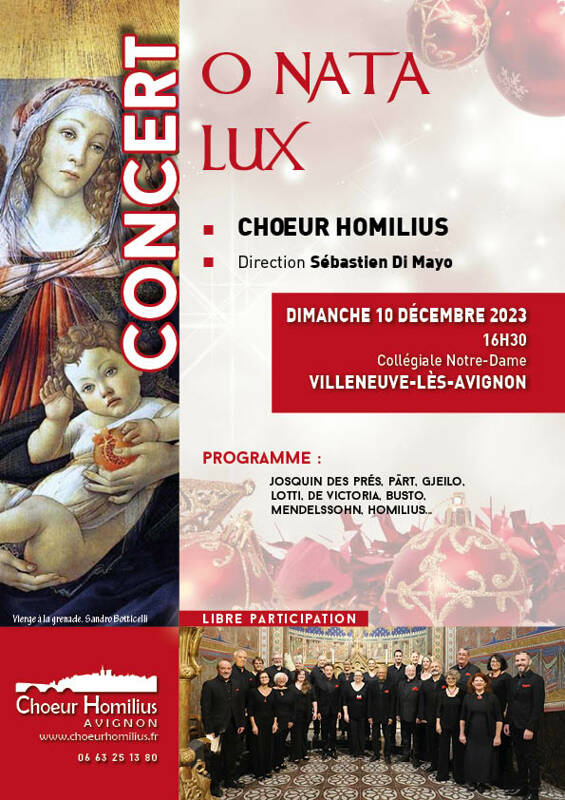 Concert Choeur HOMILIUS