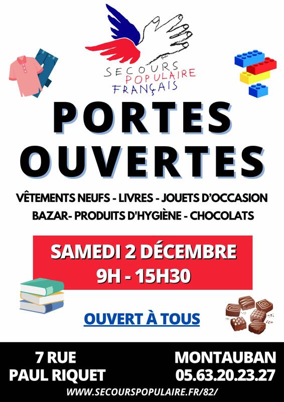 Grande braderie du Secours populaire