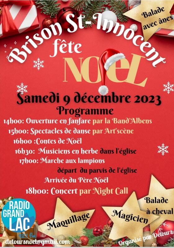 Brison St Innocent fête Noël