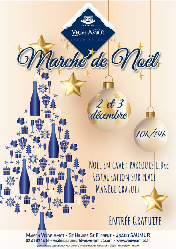 Marché de Noël aux Caves de Veuve Amiot - Saumur