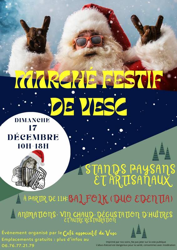 Bal folk et marché de noël festif