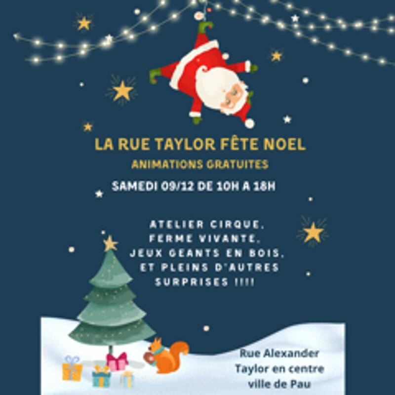 La rue Taylor fête Noël