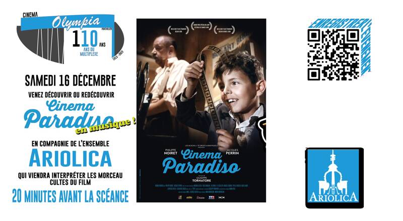 Diffusion Cinéma Paradiso avec Musiciens en Live