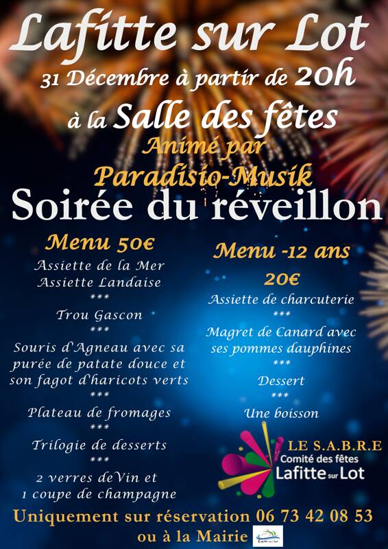 Soirée St Sylvestre