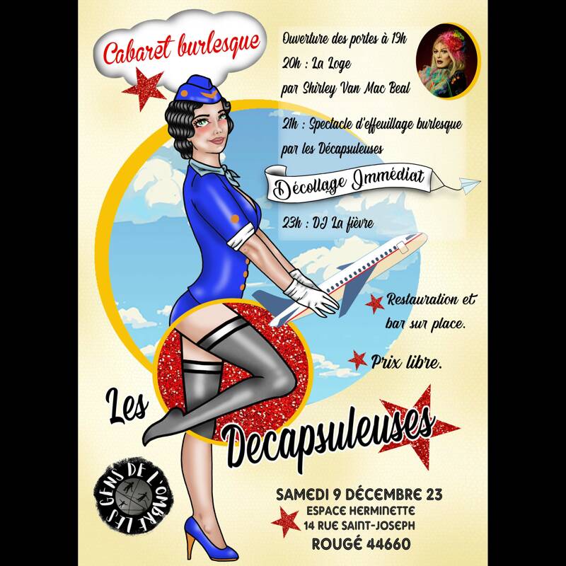 Soirée cabaret et effeuillage burlesque