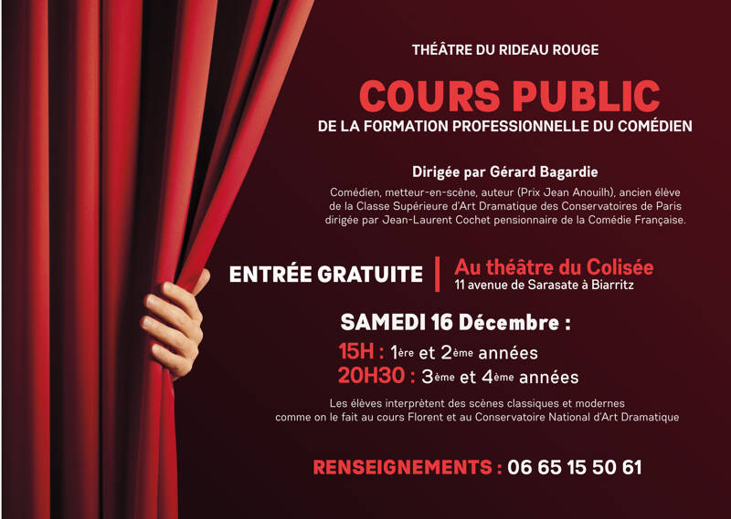 Cours public d’art dramatique