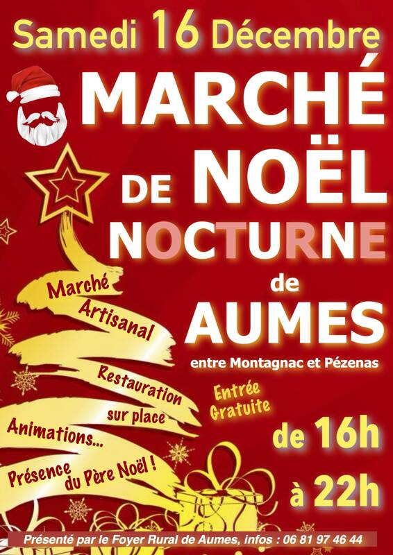 MARCHÉ DE NOËL NOCTURNE DE AUMES 2023