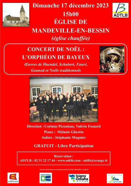 Concert « Noëls du Monde » par le chœur de l’ORPHÉON DE BAYEUX 